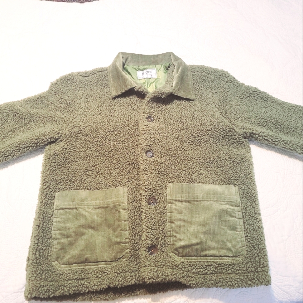 STOIC brand sherpa fleece jacket